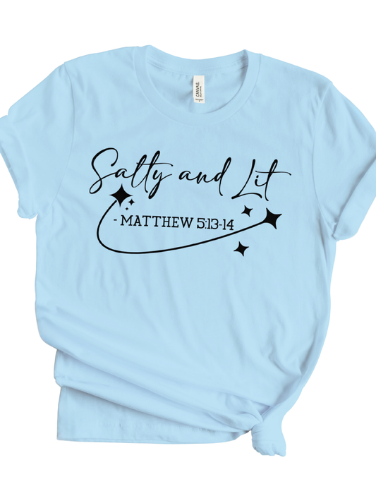 Salty and Lit – Young Teen Kingdom Tee