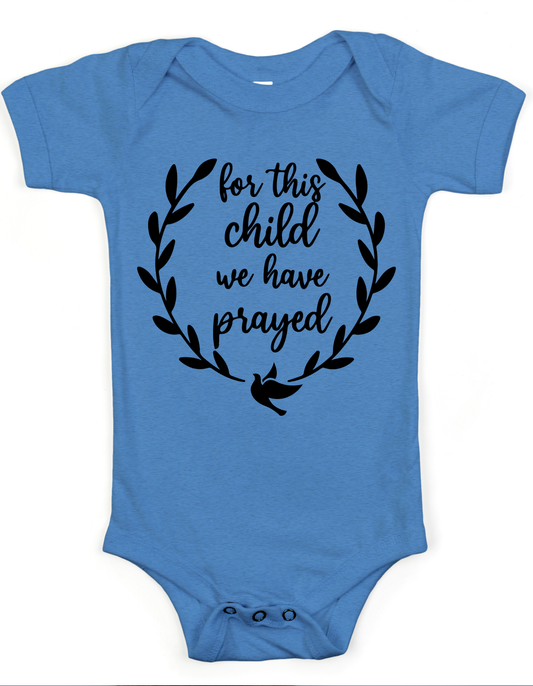 For This Child We Have Prayed – Promised Kingdom One-Piece