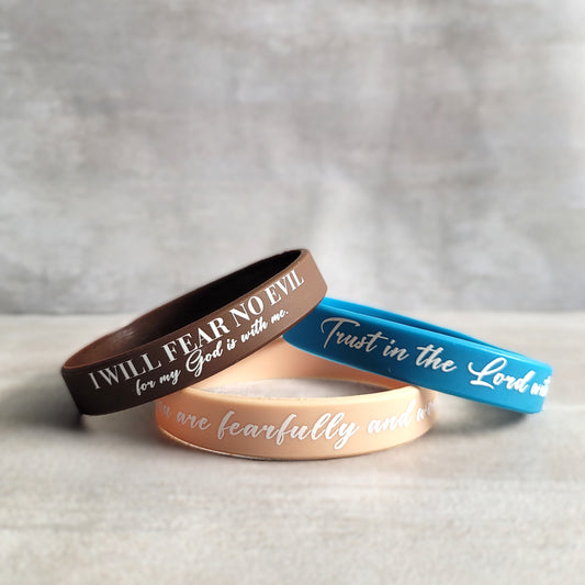 Wristed Word Trio #2—Fearless, Trust, Known