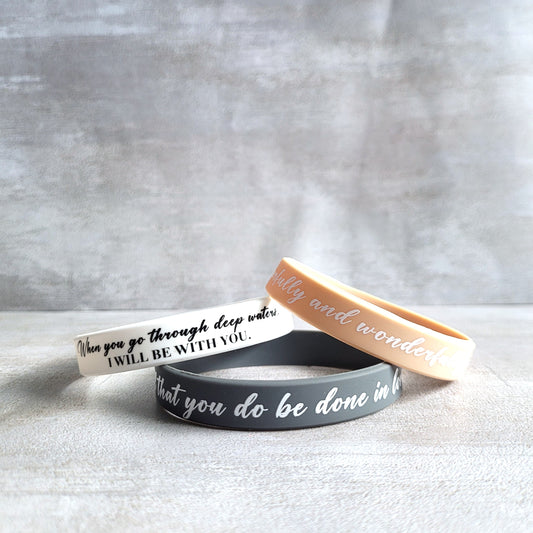 Wristed Word Trio #3—Protected, Purposeful, Loved