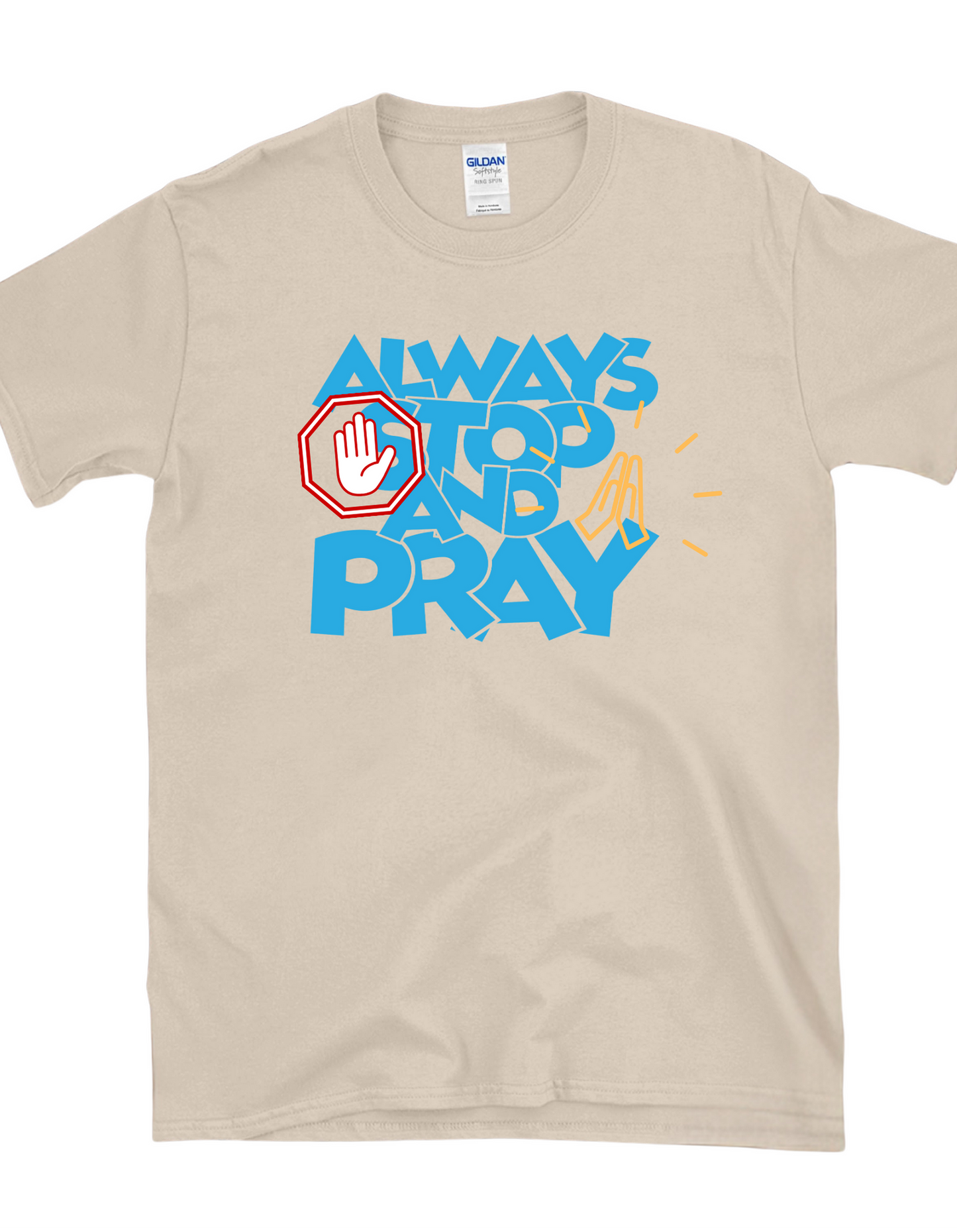 Always Stop and Pray – Tween Kingdom Tee