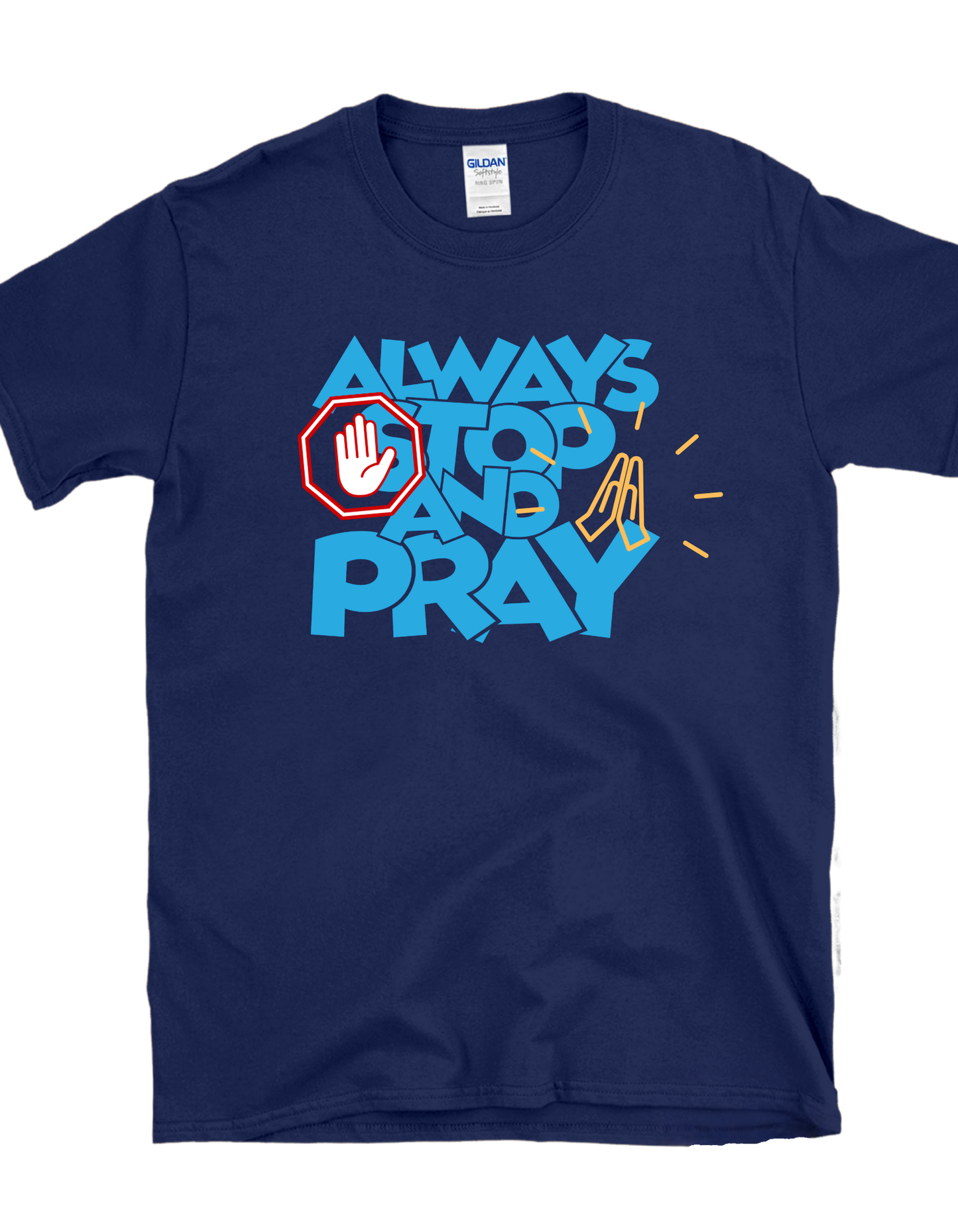 Always Stop and Pray – Tween Kingdom Tee