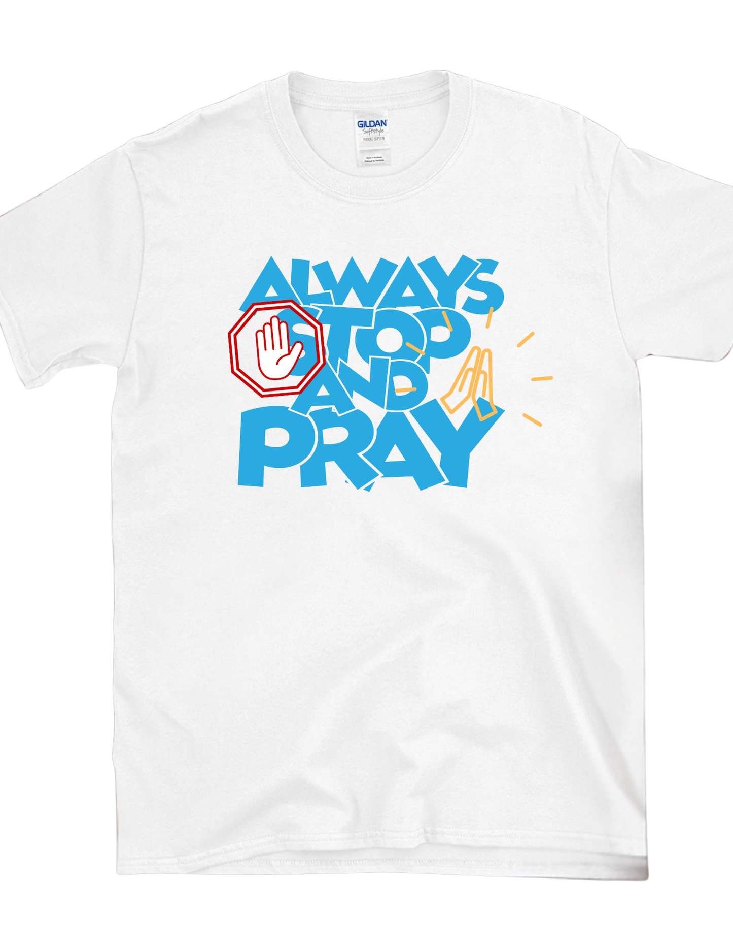 Always Stop and Pray – Tween Kingdom Tee