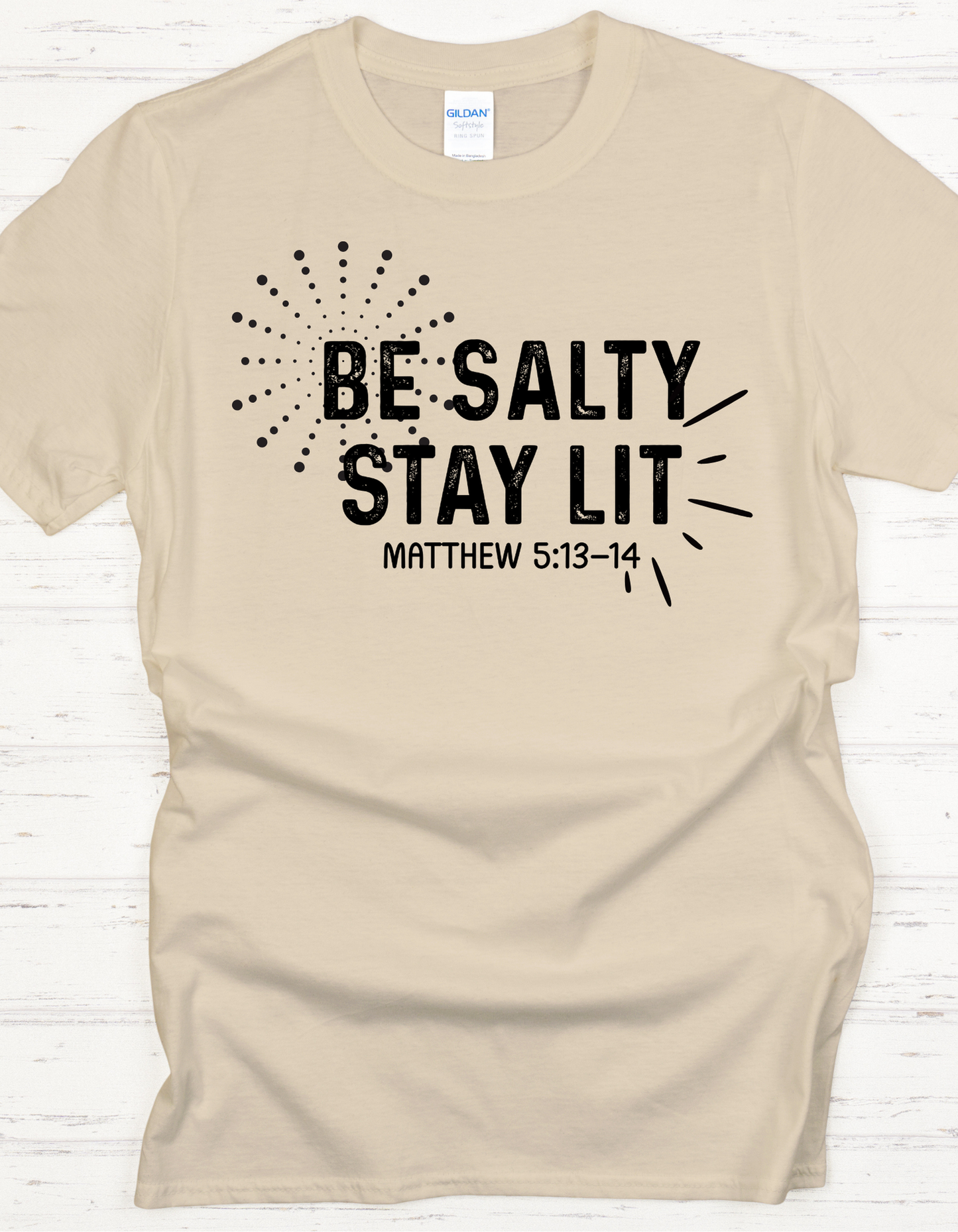 Be Salty Stay Lit – Teen Kingdom Tee