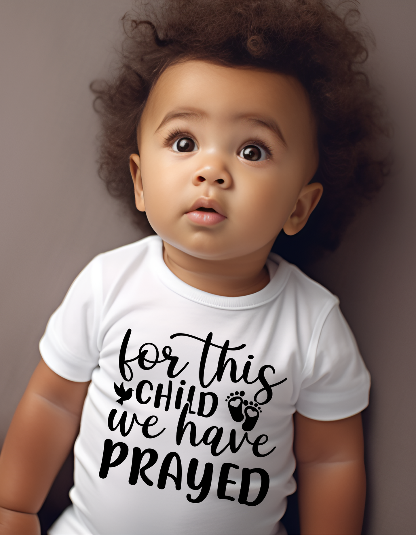 For This Child We Have PRAYED👣 – Kingdom Rooted Tee