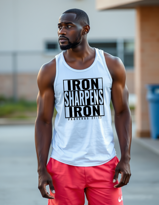 Iron Sharpens Iron – Men’s Tank