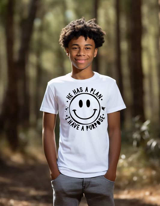 He Has a Plan – Tween Kingdom Tee